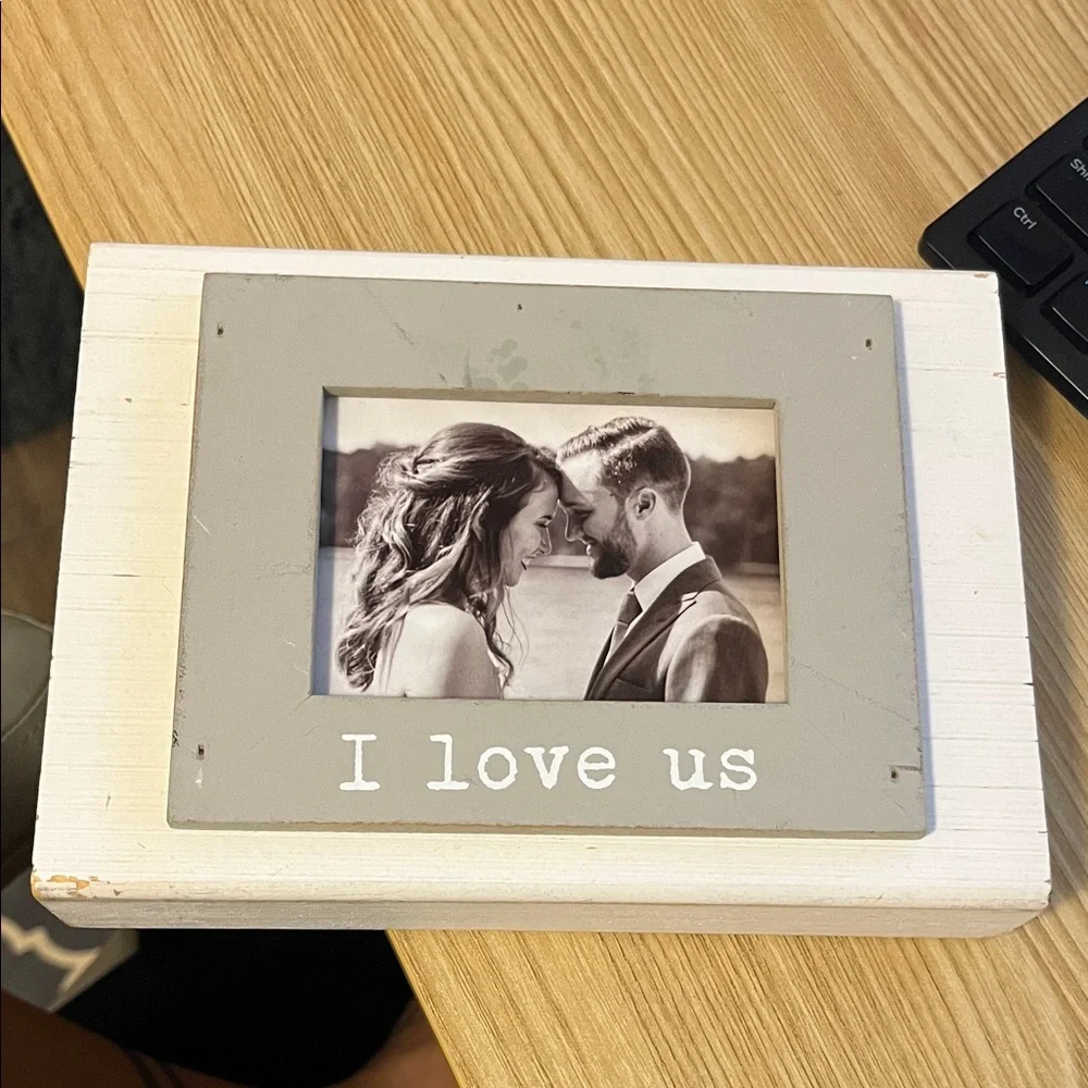'I Love Us' Photo Frame